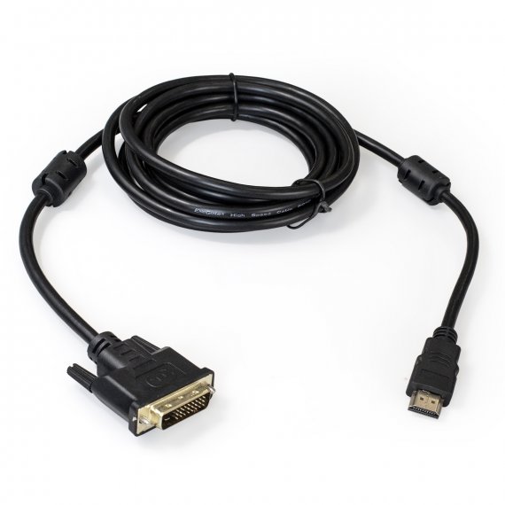 Фотография товара 'Exegate EX284906RUS Кабель HDMI-DVI EX-CC-HDMIM-DVIM-2.0'