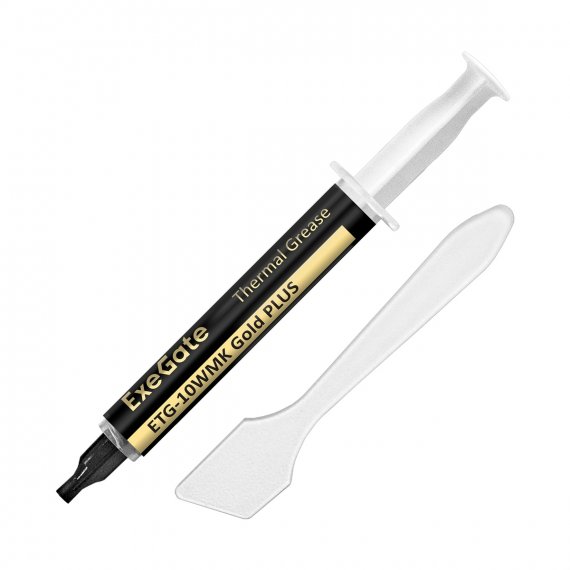 Фотография товара 'Exegate EX296086RUS Термопаста ETG-10WMK Gold PLUS (10,4 Вт/(м•К)'