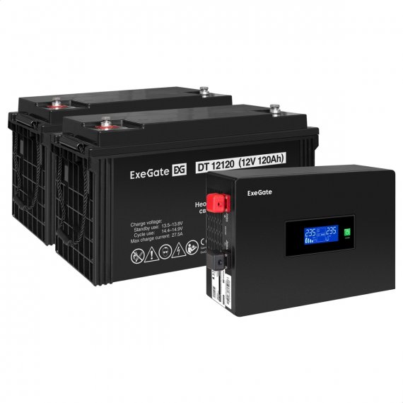 Фотография товара 'Exegate EX297443RUS Комплект ИБП IdealSine SR-1500.LCD.2SH'