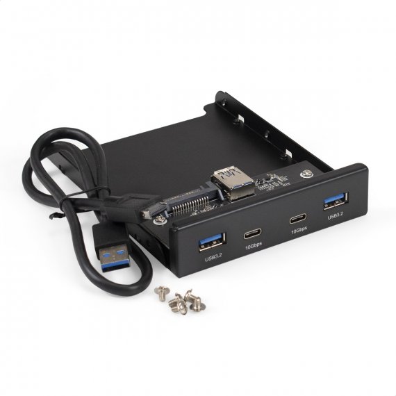 Фотография товара 'Exegate EX297553RUS Планка USB на переднюю панель U3H-622, 3,5"'