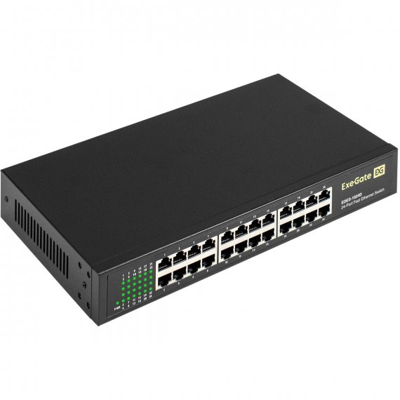 Фотография товара 'Exegate EX298692RUS Коммутатор неуправляемый EDES-1024D'