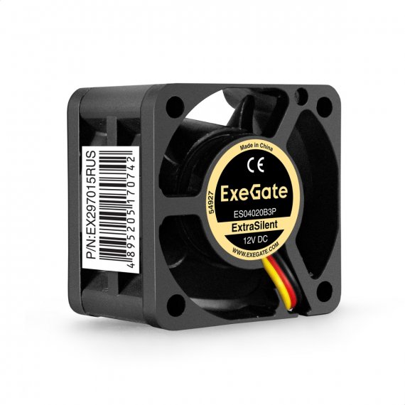 Фотография товара 'Exegate EX297015RUS Вентилятор 12В DC ExtraSilent ES04020B3P'