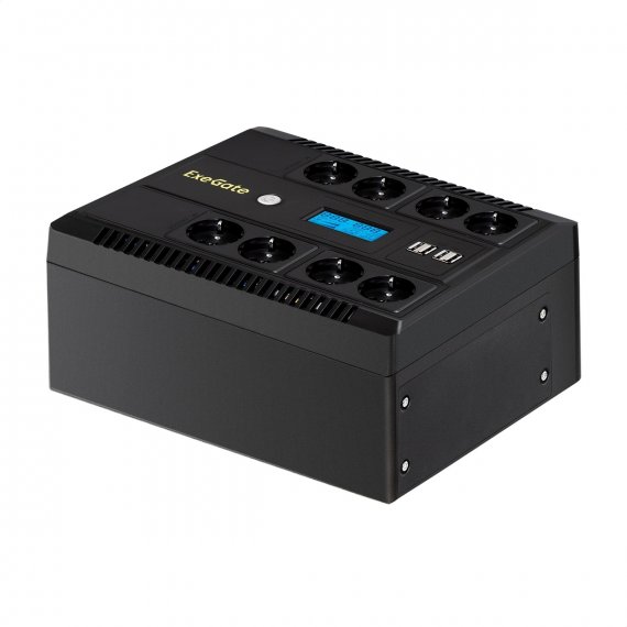Фотография товара 'Exegate EX295014RUS ИБП NEO Smart LHB-850.LCD.AVR.8SH.CH.RJ.USB'