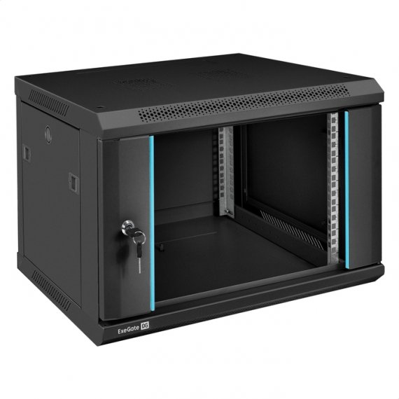 Фотография товара 'ExeGate EX298605RUS Шкаф телекоммуникационный EC-WM-6U.450.G.BLACK'