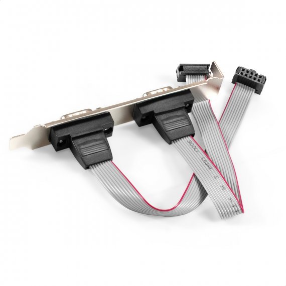 Фотография товара 'Exegate EX298292RUS Планка портов в корпус 2x COM BrctDB92'