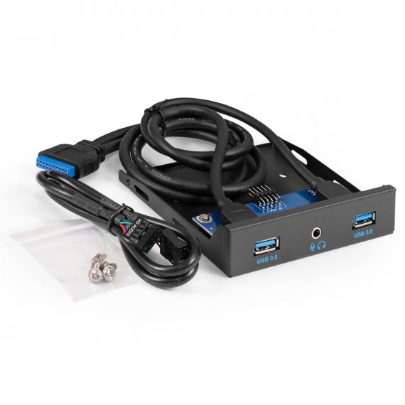 Фотография товара 'Exegate EX298351RUS Планка USB на переднюю панель U3H-627S, 3,5"'