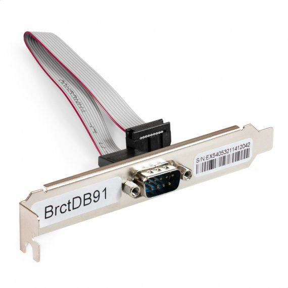 Фотография товара 'Exegate EX298291RUS Планка портов в корпус 1x COM BrctDB91'