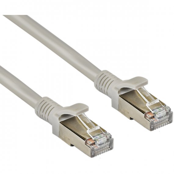 Фотография товара 'Exegate EX272309RUS Патч-корд FTP-RJ45-RJ45-C5e-1M-GY, FTP, cat.5e, 1м'