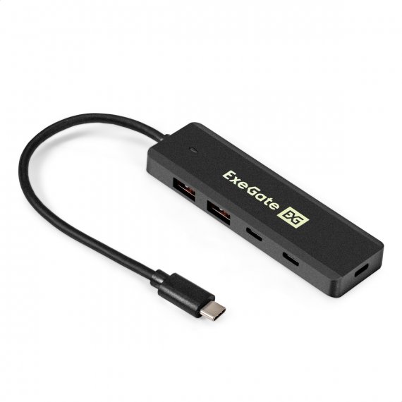 Фотография товара 'Exegate EX298169RUS USB-Хаб (концентратор SuperSpeed+ USB 10Gbps) 4-в-1 DUB-2C2P/10G'